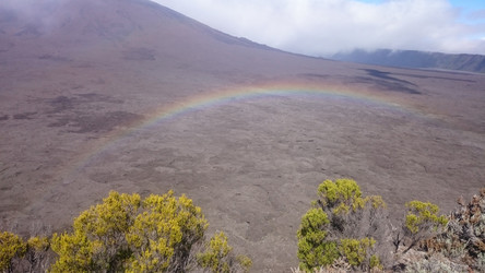 La Réunion Reisebericht: Blick auf das Lavafeld des Piton de la Fournaise