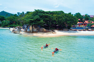 Kajakfahrer auf Koh Samui