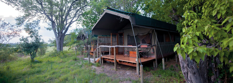 Zelt des Sango Safari Camp