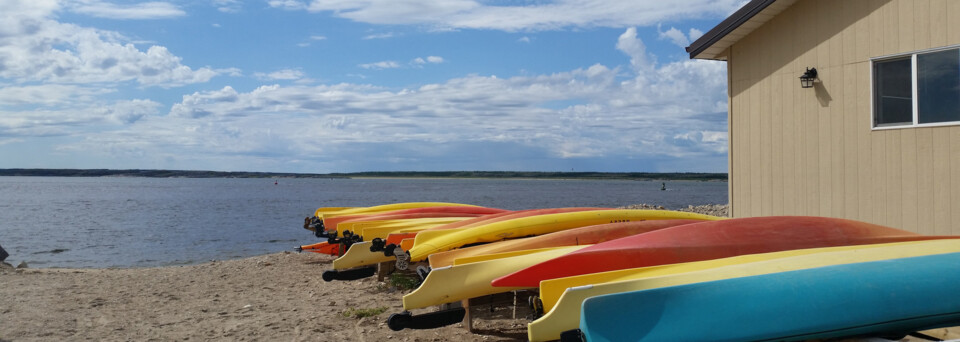 Kajaks am Churchill River