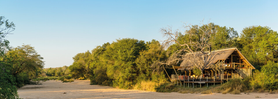 Haupt-Lodge Rhino Post Safari Lodge Krüger Nationalpark