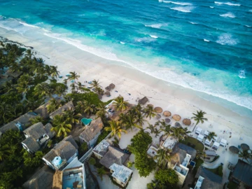 Mexiko Urlaub am Tulum Strand