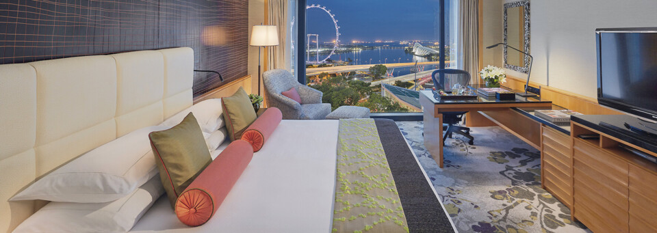 Ocean View Zimmerbeispiel des Mandarin Oriental Singapur