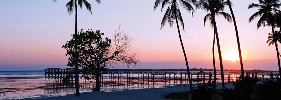 Sonnenuntergang des The Residence Zanzibar