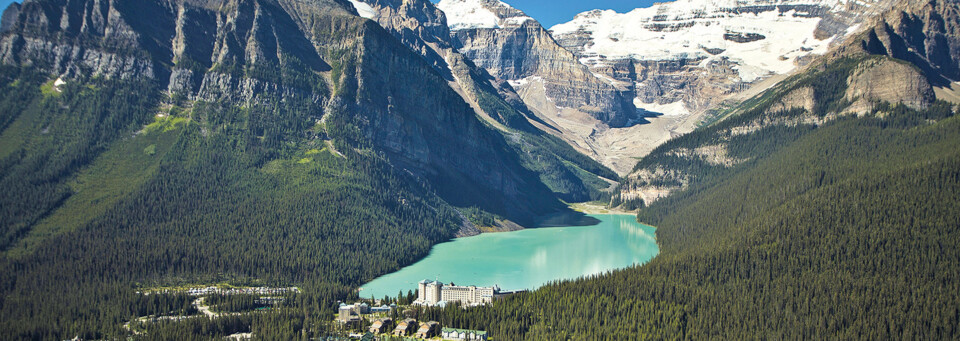 Außenansicht des Fairmont Chateau Lake Louise