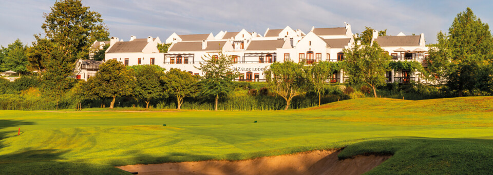 Golfplatz der De Zalze Lodge in Stellenbosch