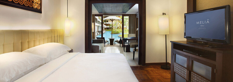 Zimmerbeispiel des Meliá Bali in Nusa Dua