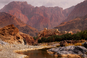 Hajar Gebirge im Oman