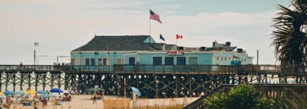Küsten- und Berglandschaften der amerikanischen Südstaaten