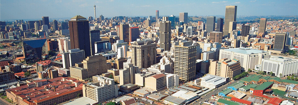Luftaufnahme Johannesburg
