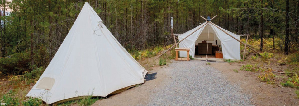 Zelt des Glacier Under Canvas©