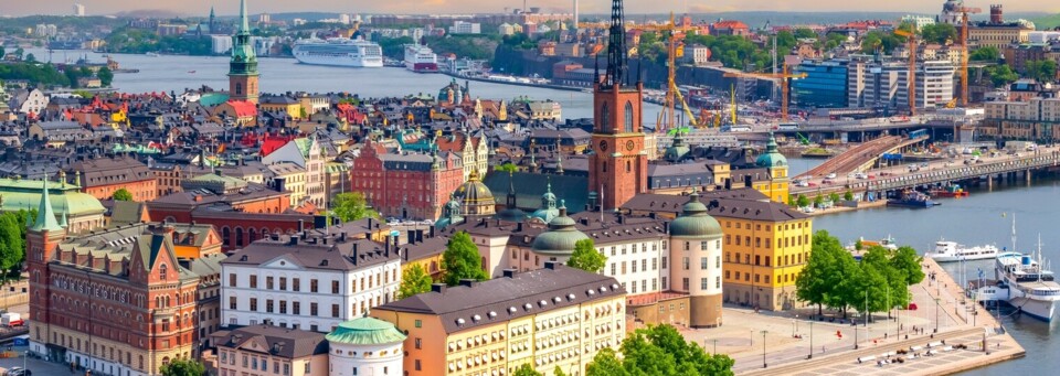 Stockholm Altstadt Skyline