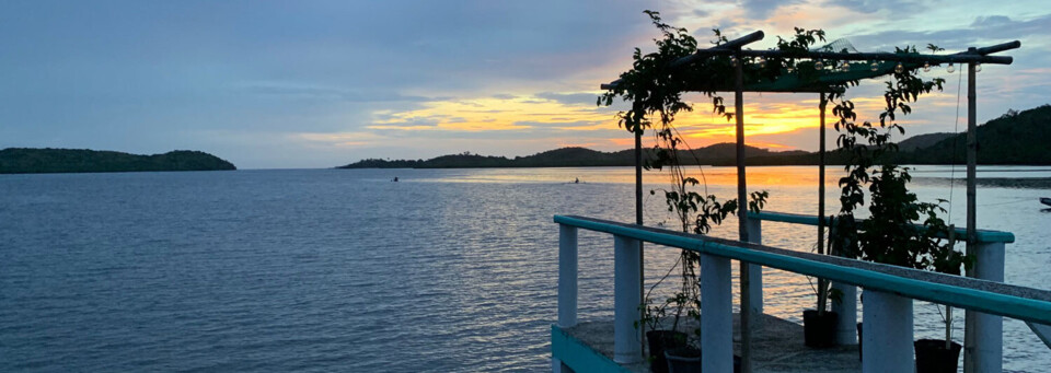 Sonnenuntergang auf Coron