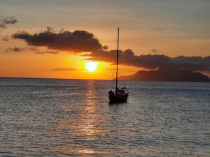 Sonnenuntergang Mahé