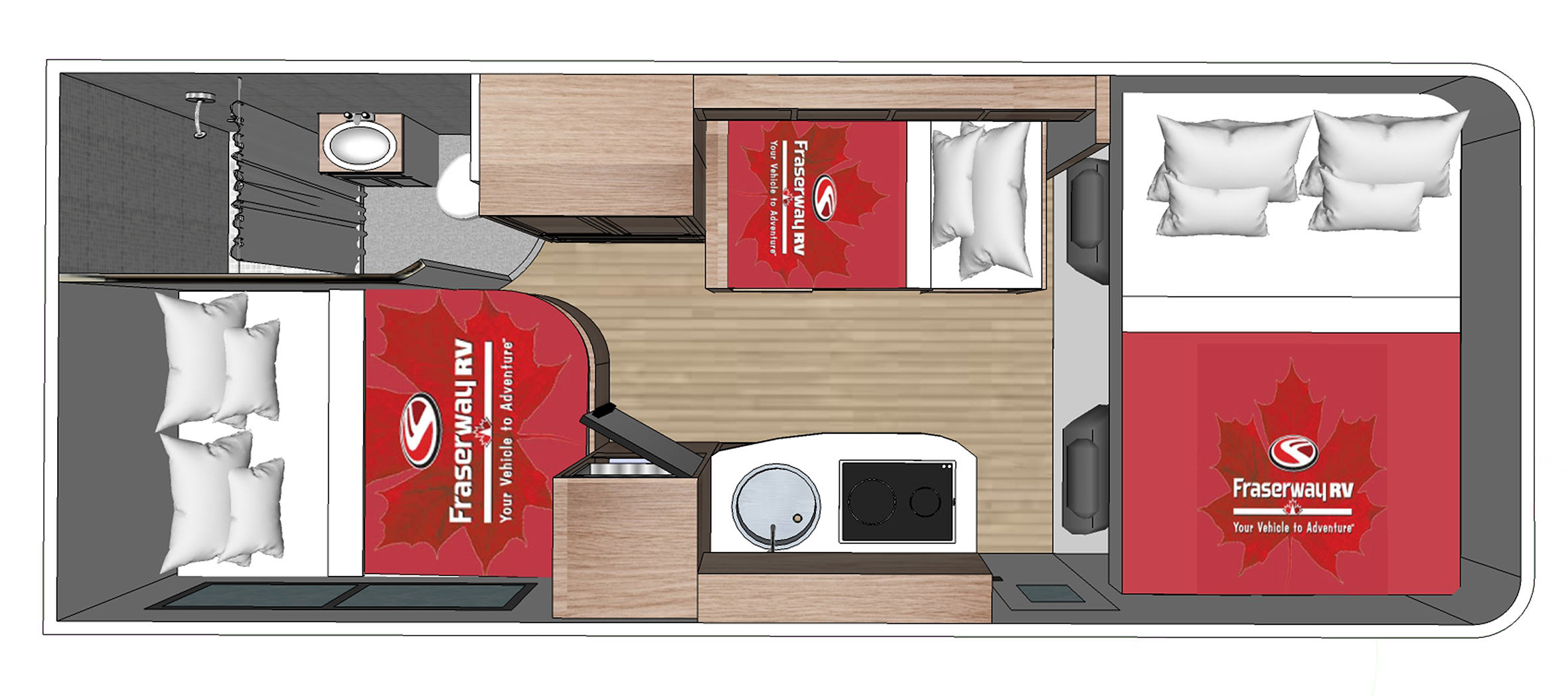 Floorplan bei Nacht des C-Medium