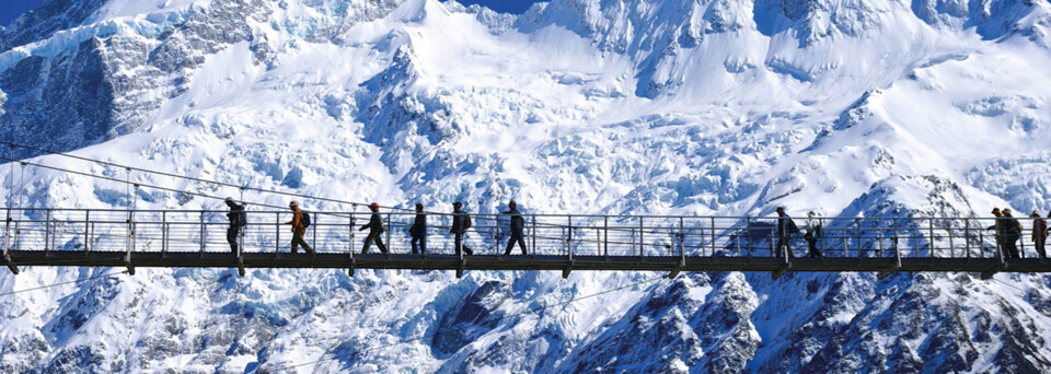 Mount Cook Pfad durch den Himmel