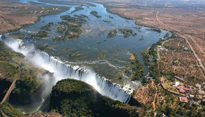 Victoria Falls von oben