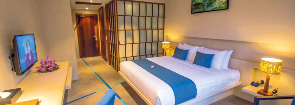 Deluxe-Zimmerbeispiel des Sakmut Boutique Hotel in Siem Reap