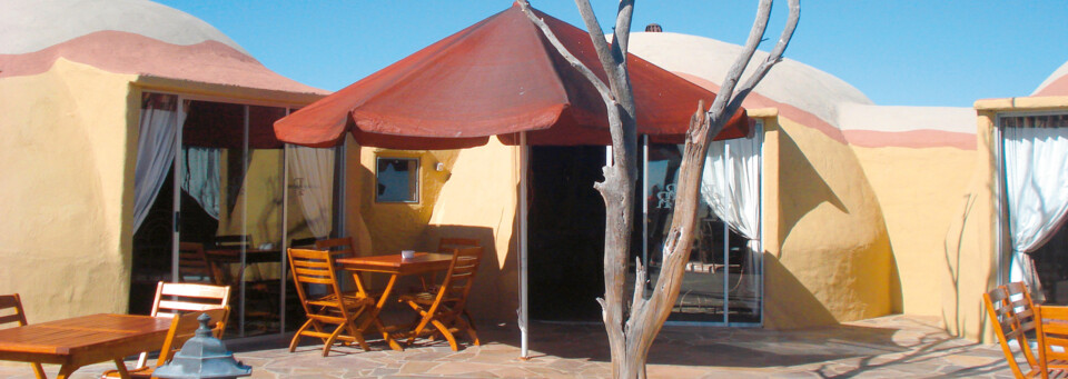 Rostock Ritz Desert Lodge Naukluft Terrasse