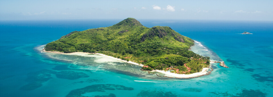 Sainte Anne Marine Nationalpark von oben