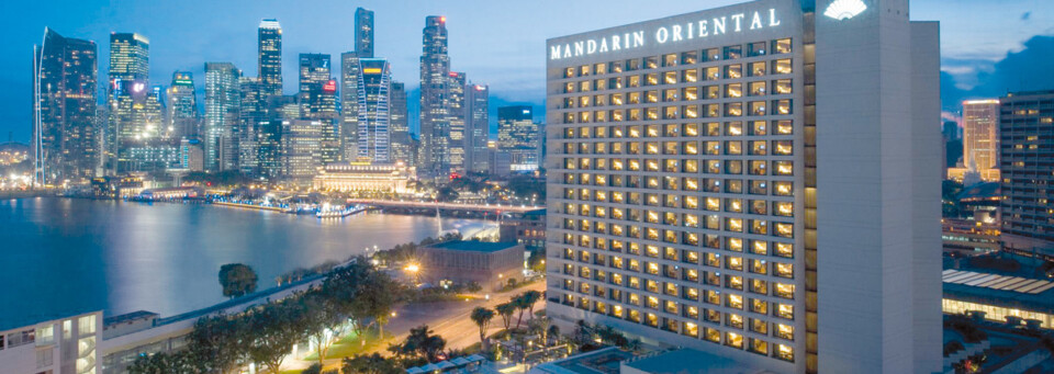 Außenansicht des Mandarin Oriental Singapur