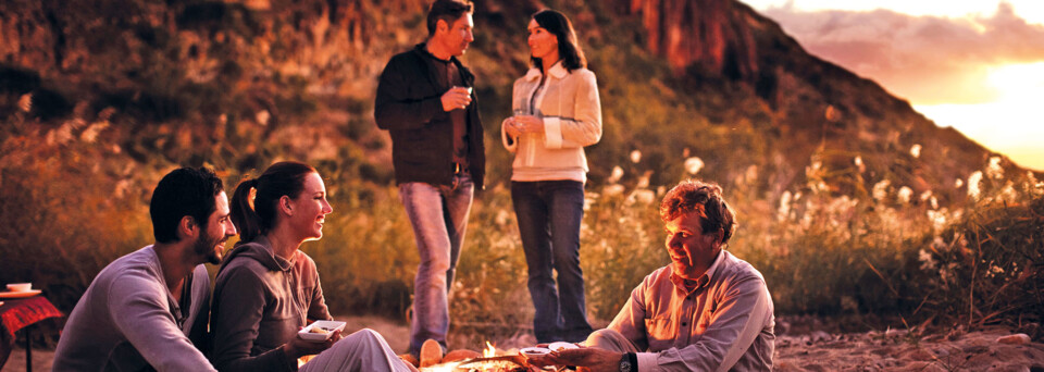 Barbecue Dinner im Desert Park Alice Springs