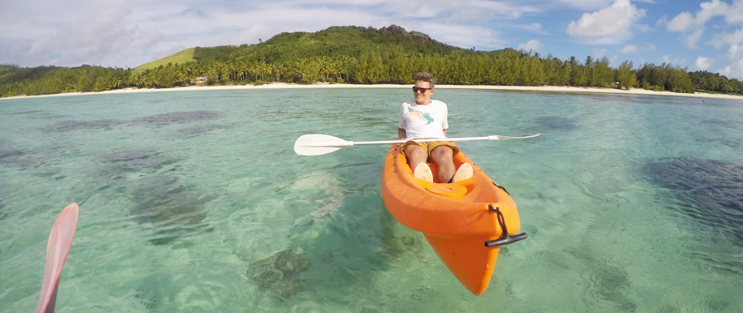 Cook Inseln Reisebericht - Kajaktour auf Aitutaki