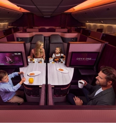 Qatar Airways Business Class mit QSuite