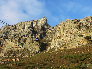 Reisebericht Südafrika: Gondel-Auffahrt zum Tafelberg