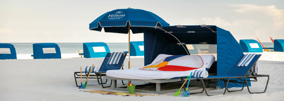 Hilton Clearwater Beach Resort Strand-Cabana