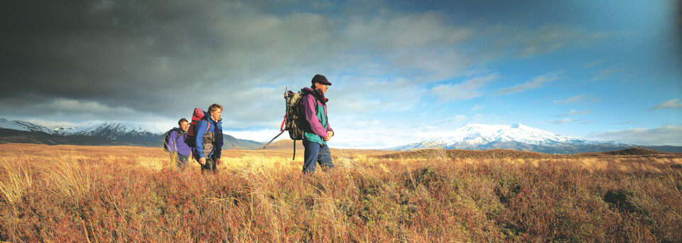 Wanderer in Neuseeland