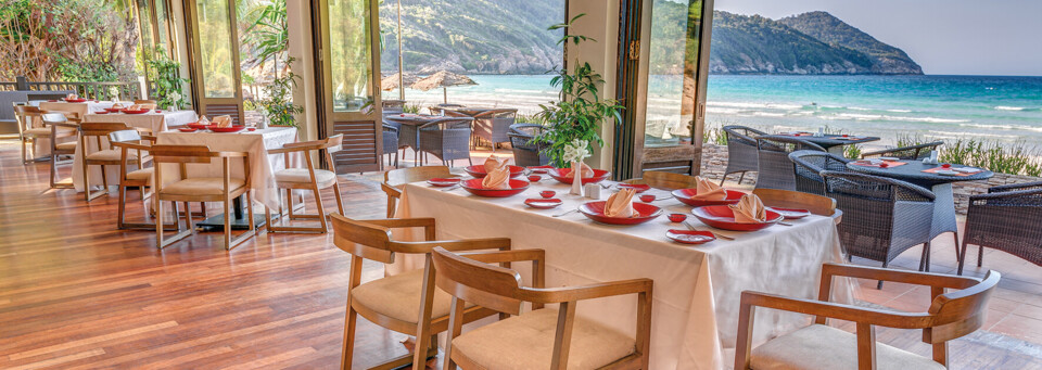 Restaurant des The Taaras Beach & Spa Resort auf Redang