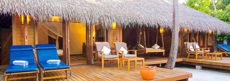 Beach Villa Suite des Medhufushi Island Resorts