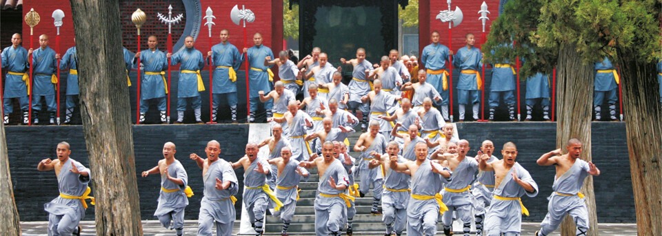 Kampfkunst im Shaolin-Kloster China