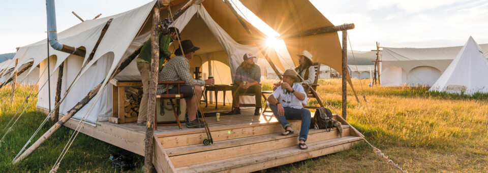 Zelt des Yellowstone Under Canvas©