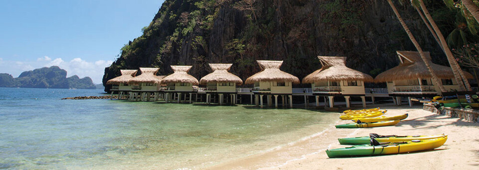 Strand des El Nido Resorts - Miniloc Island