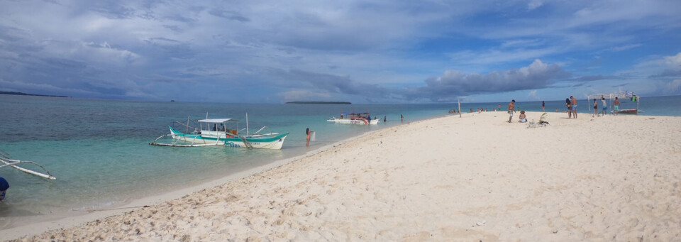 Sandbank auf Siargao