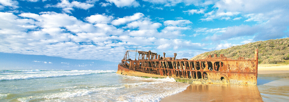 Maheno Wrack Fraser Island Queensland