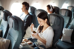 Economy Class der Cathay Pacific