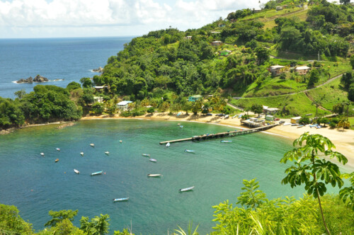 Parlatuvier Bay auf Tobago in der Karibik