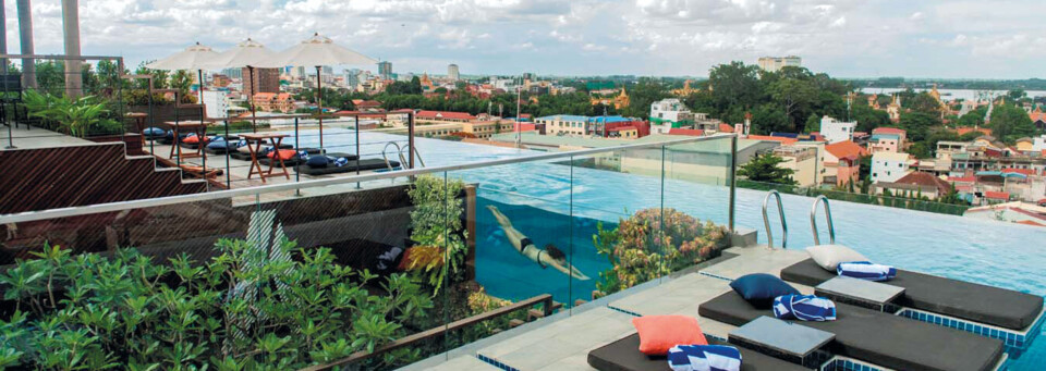 Pool des Aquarius Hotel & Urban Resort in Phnom Penh