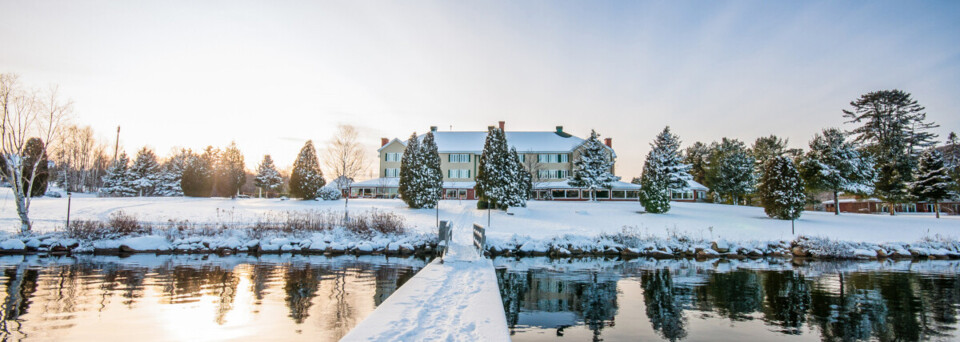 Lac à L'Eau Claire im Winter