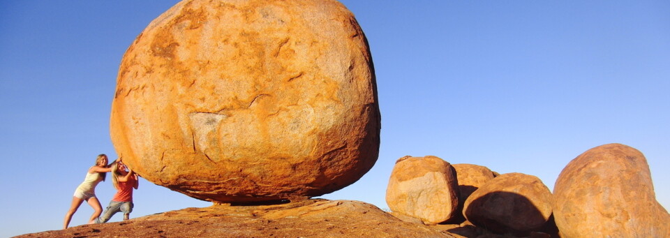 Felsen beim Work & Travel in Australien