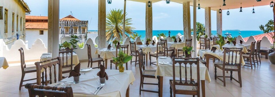 Restaurant des The Seyyida Hotel & Spa in Stone Town