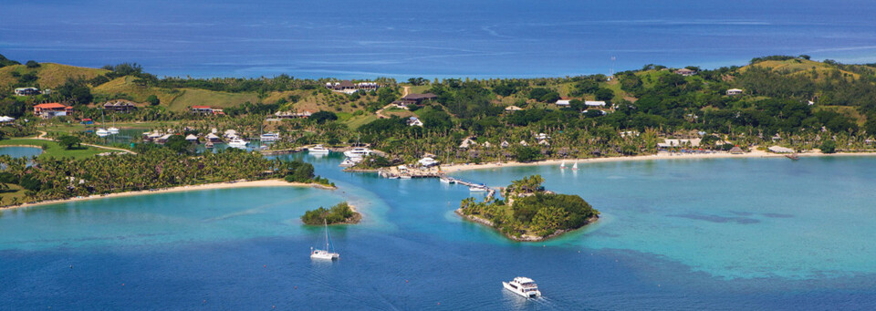 Außenansicht des Musket Cove Island Resort