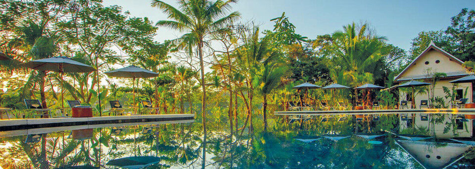 Pool des Le Bel Air Resort in Luang Prabang