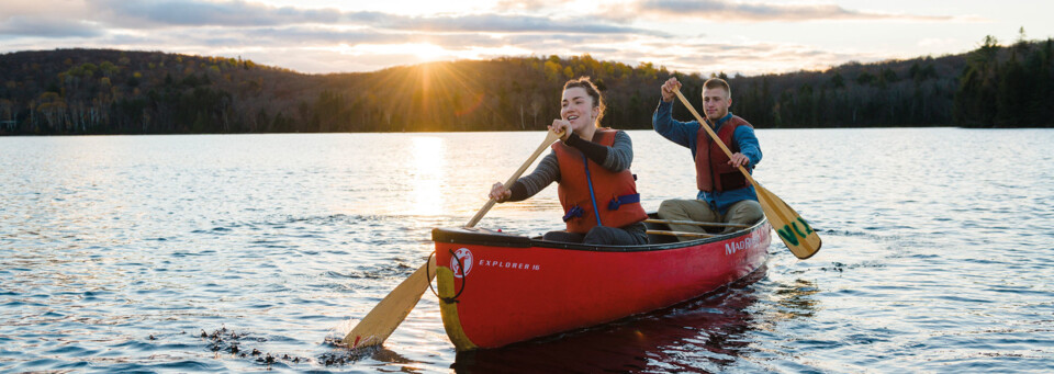 Algonquin Provincial Park Kanufahrer