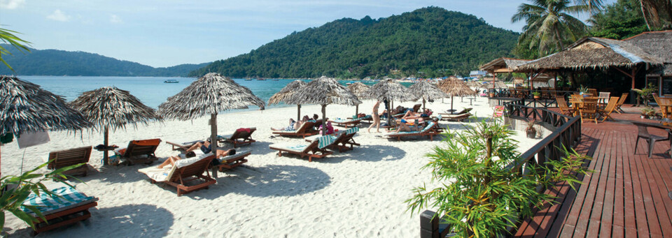 Strand des BuBu Long Beach Resort auf den Perhentian Inseln