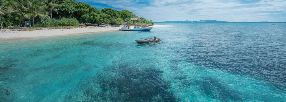 Hausriff des Gangga Island Resort Nord-Sulawesi 