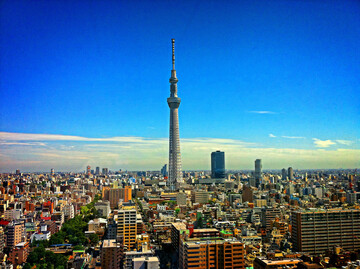 Blick auf Tokyo Skytree